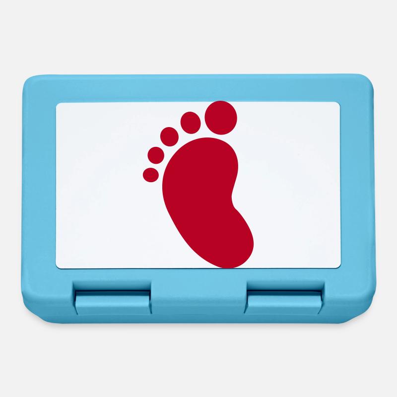 Bambino piede - Lunch box - blu zaffiro