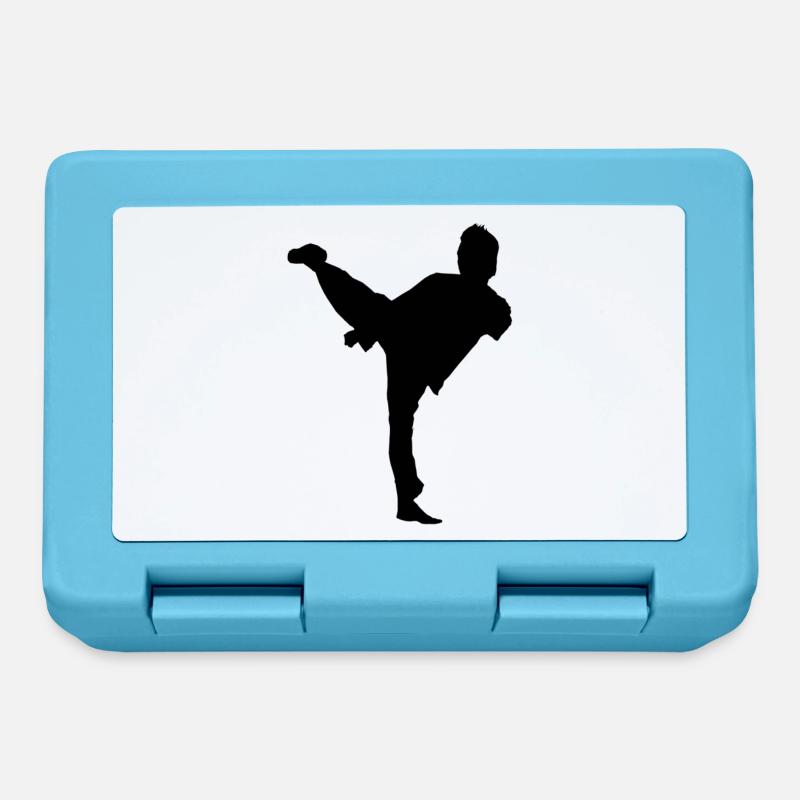 Bruce Lee Shadow Side Kick - Boîte à goûter - bleu saphir
