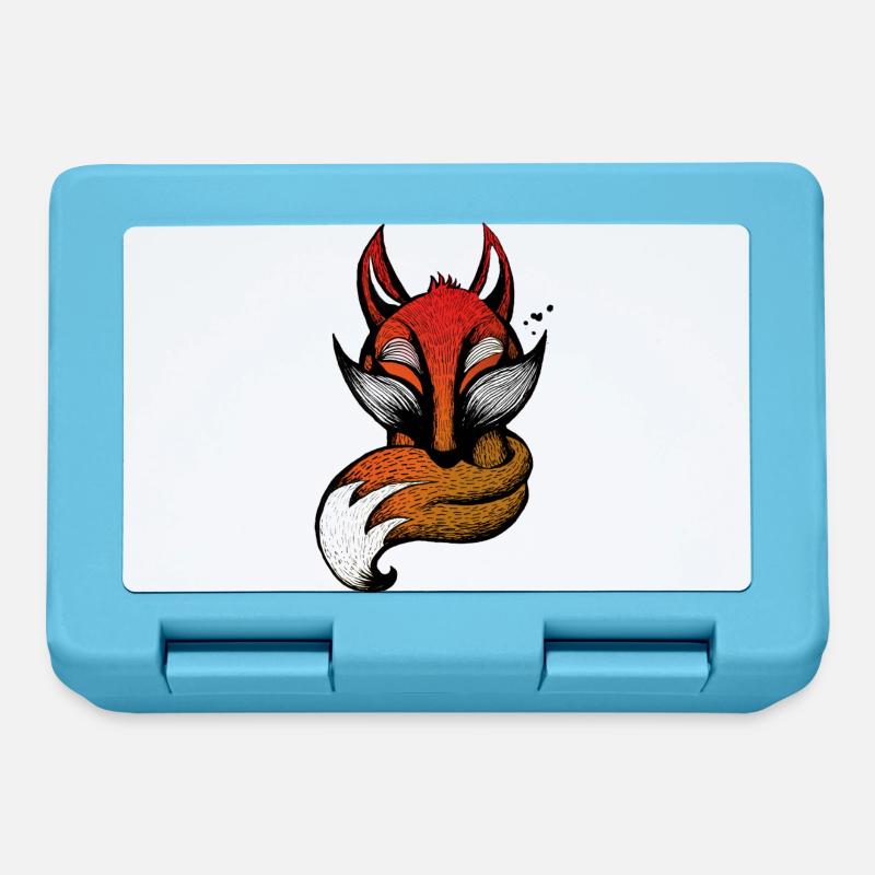 Fox - Lunchbox - sapphire blue