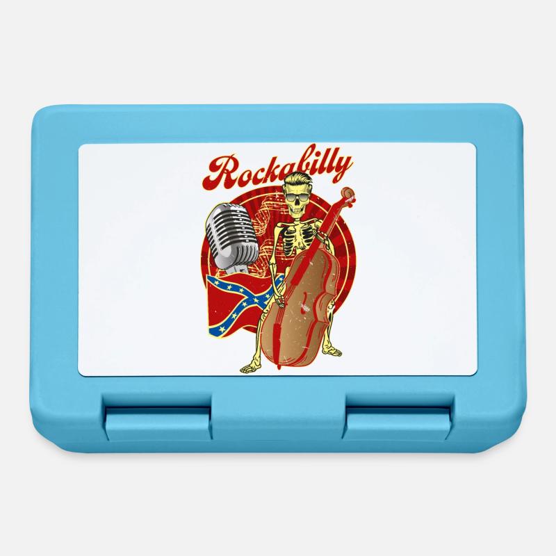Rockabilly Basse - Boîte à goûter - bleu saphir