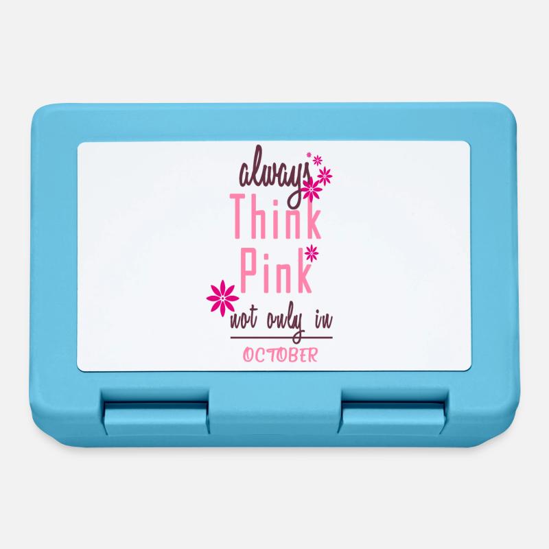 Think Pink - Brotdose - Saphirblau