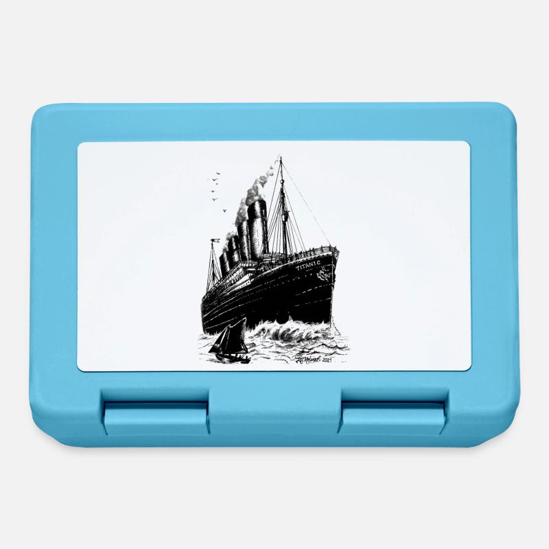 Titanic - Lunchbox - sapphire blue
