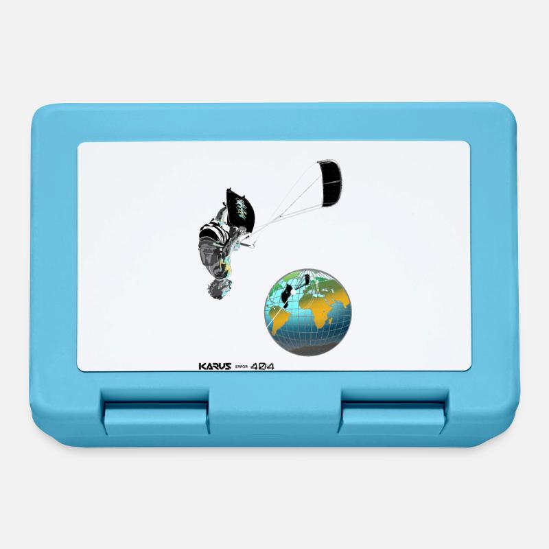 Ignore Gravity - Lunchbox - sapphire blue