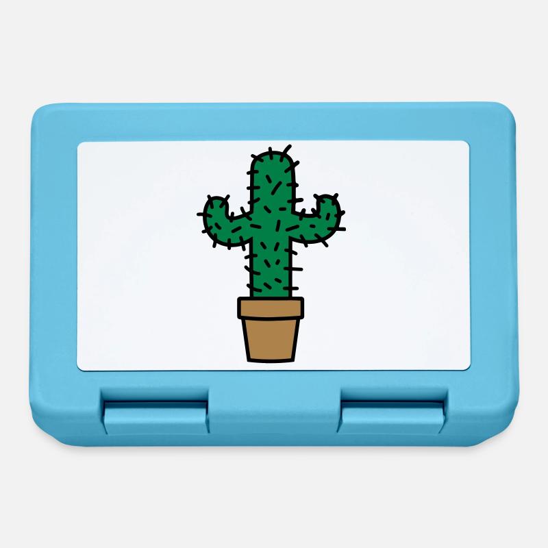Idée cadeau cactus cactus idée cadeau - Boîte à goûter - bleu saphir