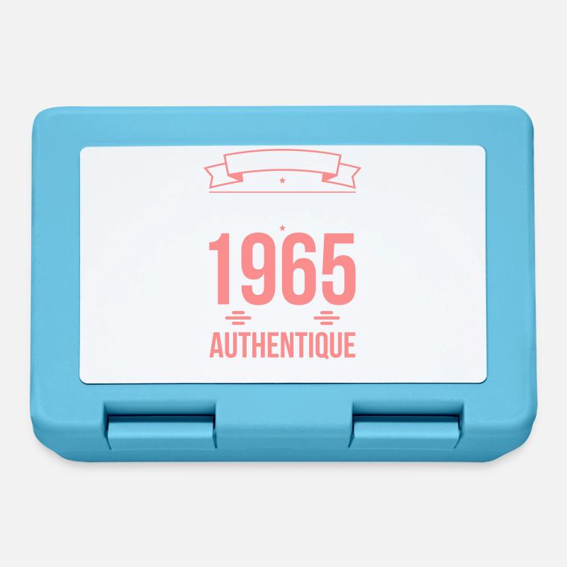 Anniversaire 60 ans - Originale - Août 1965 - Boîte à goûter - bleu saphir