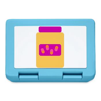 Colorpop Vitaminpillen - Brotdose - Saphirblau - Vorne