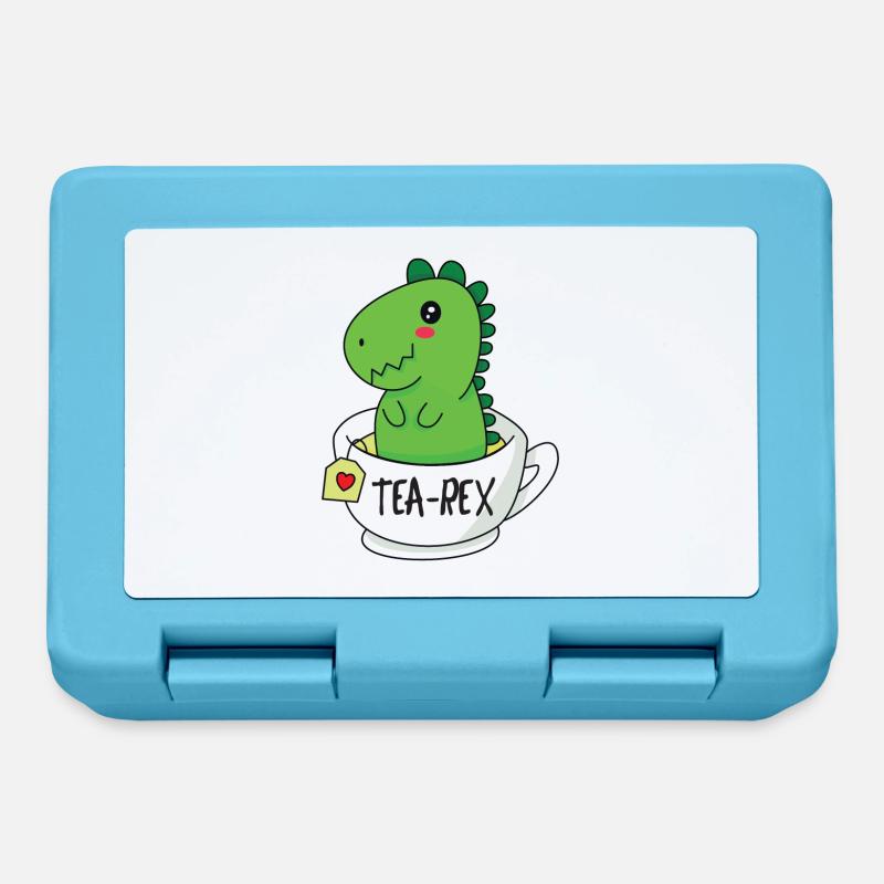 Tea Rex - Brotdose - Saphirblau