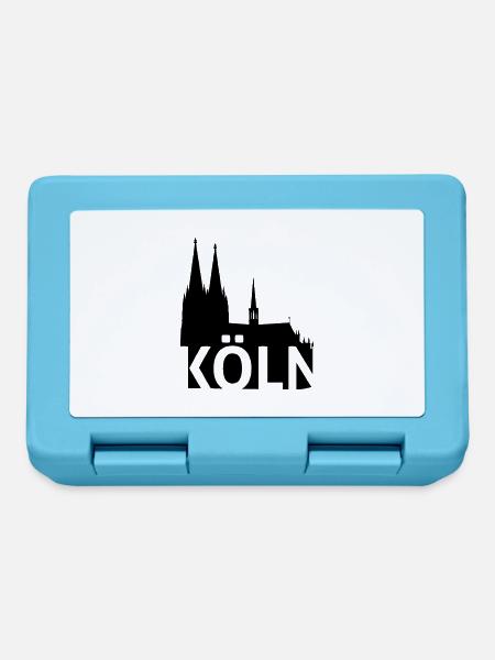 Kölner Dom - Brotdose - Saphirblau