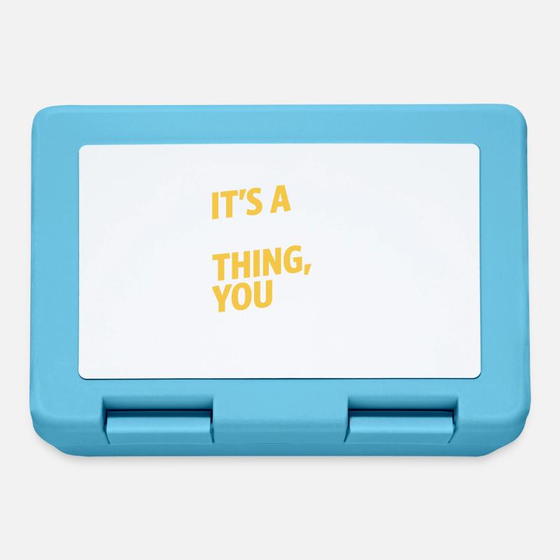 Cabbage Thing - Lunchbox - sapphire blue