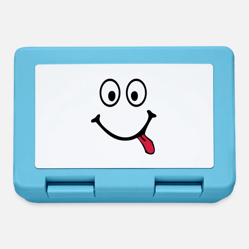 Smiley - Lunchbox - sapphire blue