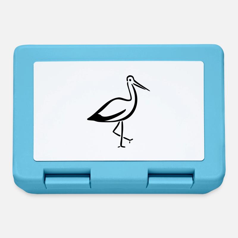 Stork - Lunchbox - sapphire blue