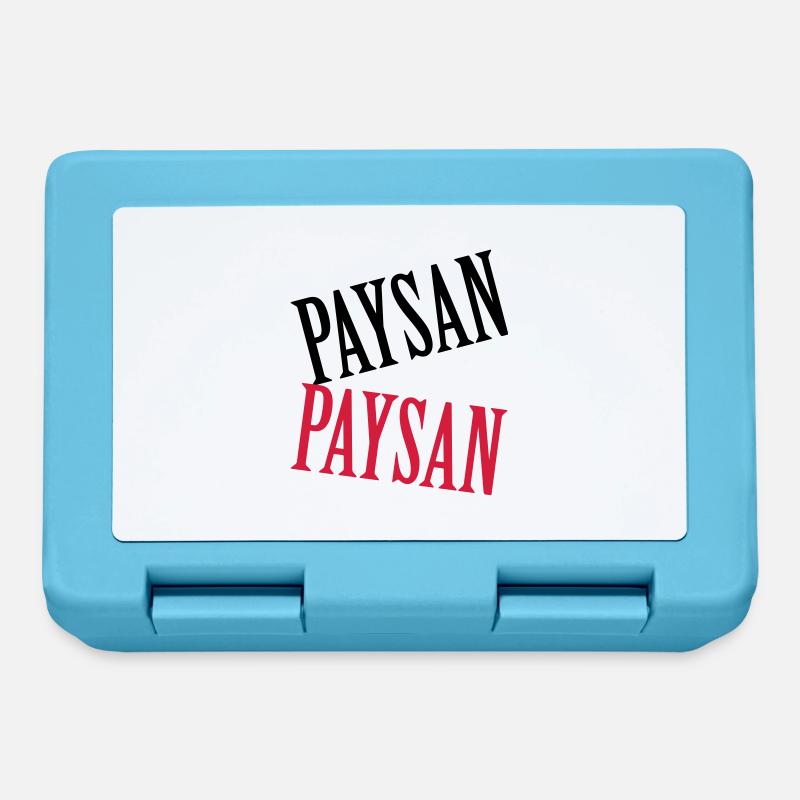 Paysan - Boîte à goûter - bleu saphir