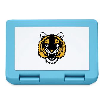tigre animal sauvage 28012 - Boîte à goûter - bleu saphir - Devant