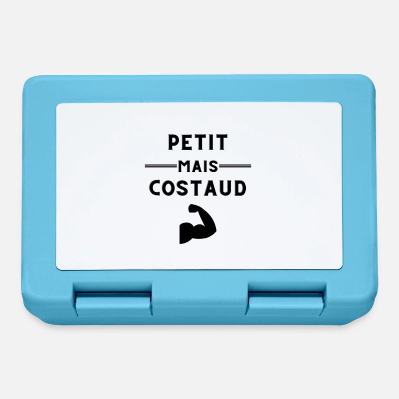 Petit mais costaud - Boîte à goûter - bleu saphir
