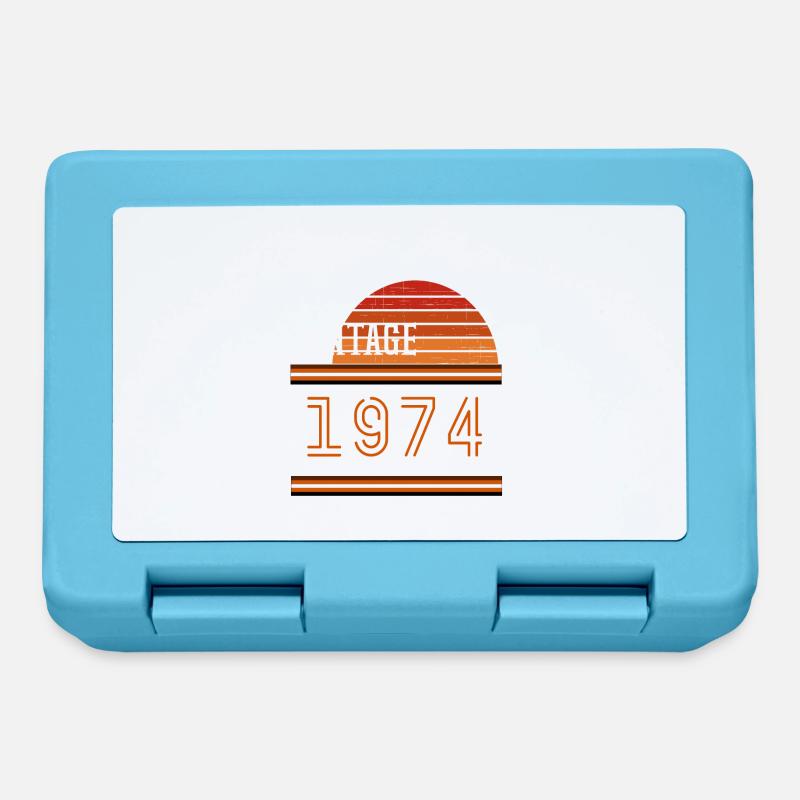 1974 - Boîte à goûter - bleu saphir