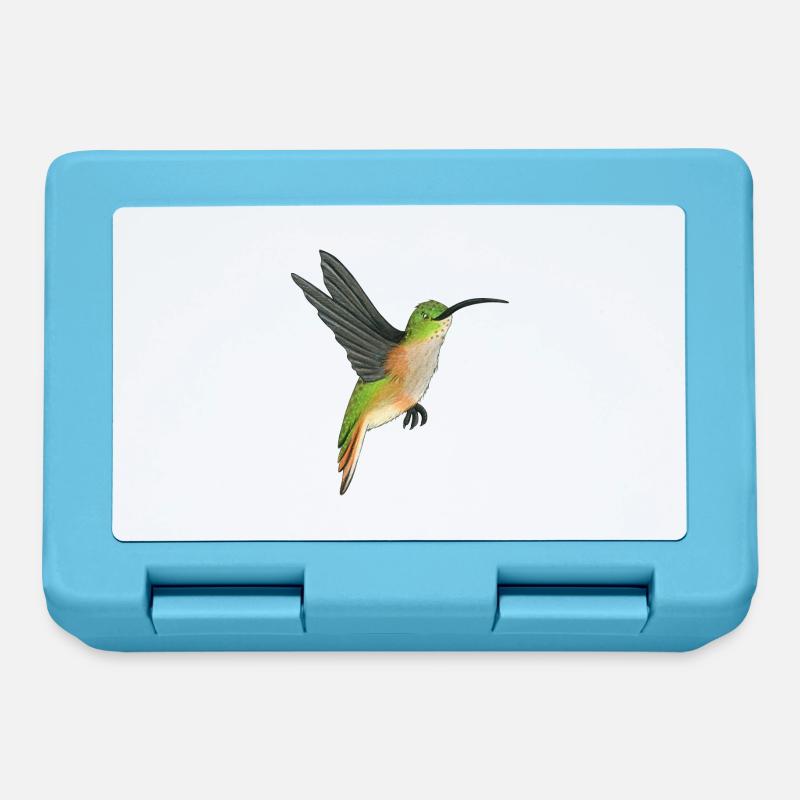 Colibri - Boîte à goûter - bleu saphir