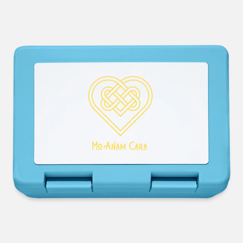 MoAnam Cara Heart Triskel - Boîte à goûter - bleu saphir