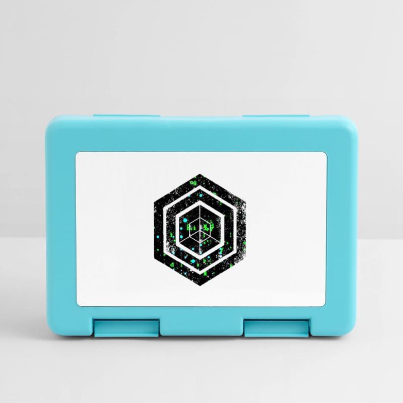 hexagon programming programmer coding geometric Lunchbox
