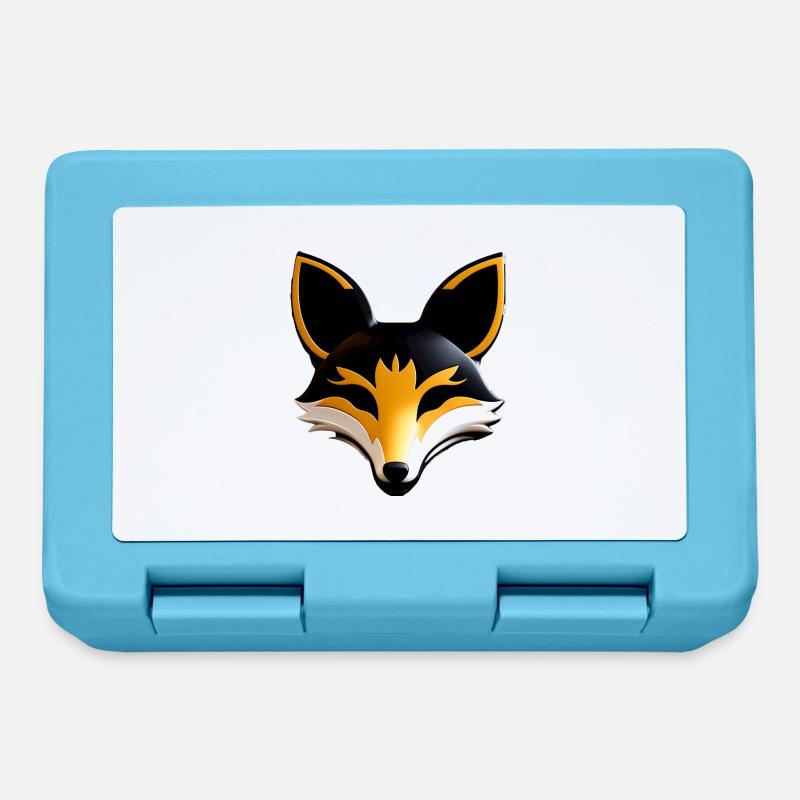 Fennec-Logo - Brotdose - Saphirblau