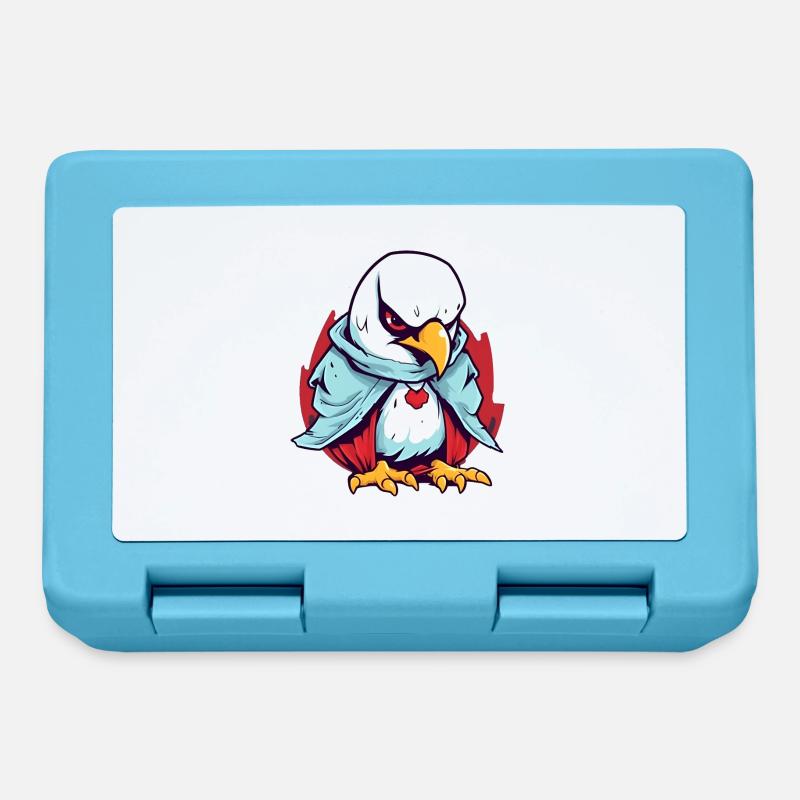 Chicken Vampire - Lunchbox - sapphire blue