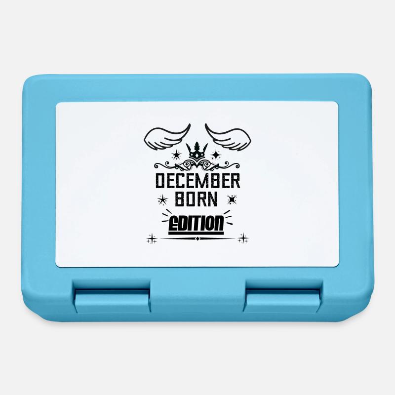 DECEMBER BORN EDITION - Lunchbox - sapphire blue