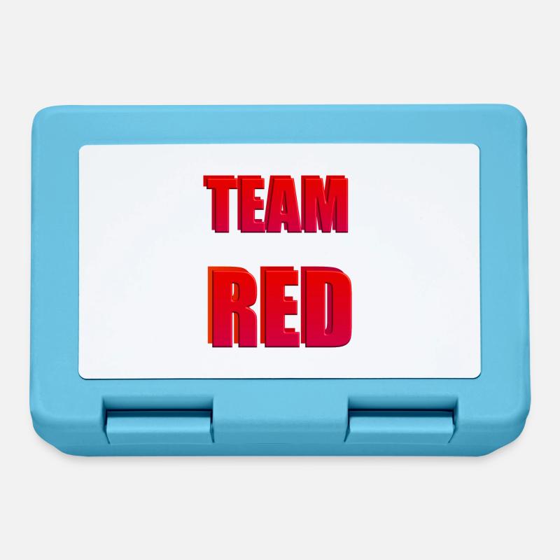 Team Red - Lunchbox - sapphire blue