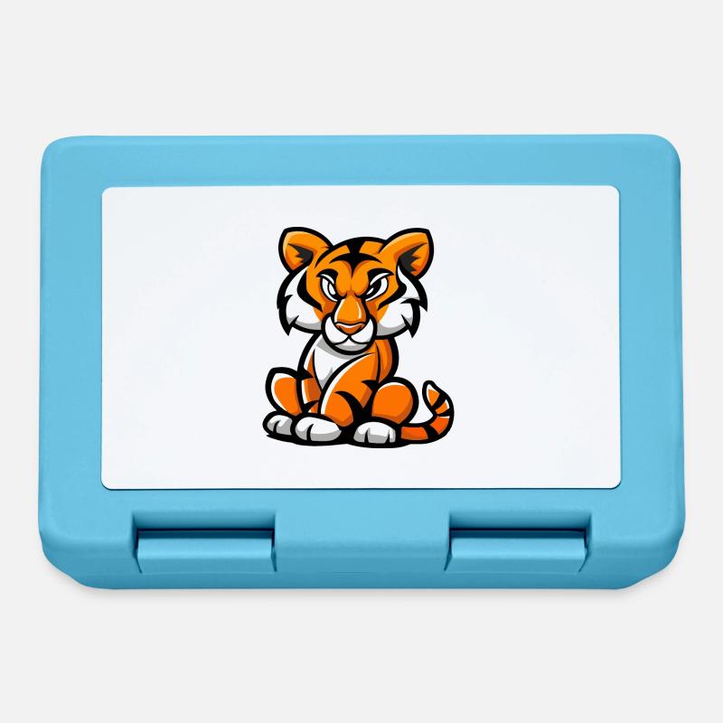 Tiger Comic - Brotdose - Saphirblau