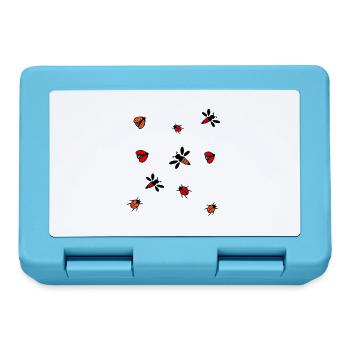 Ladybug Bee - Lunchbox - sapphire blue - Front
