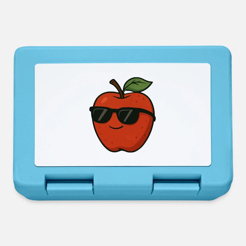 Bande dessinée Apple - Boîte à goûter - bleu saphir