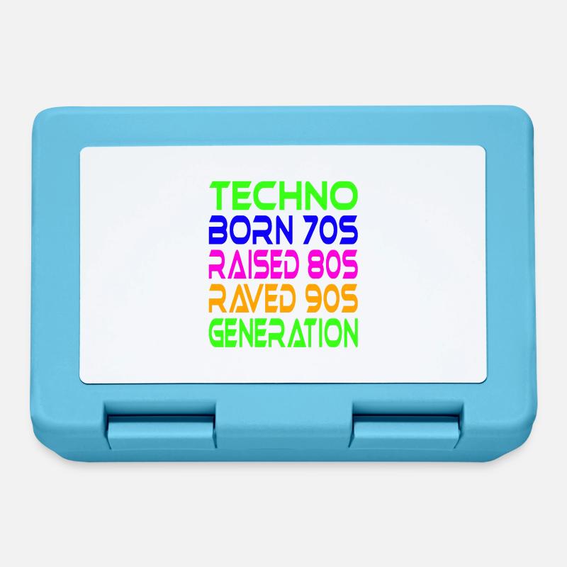 Techno Generation - Brotdose - Saphirblau