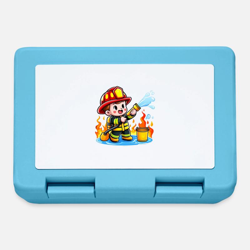 Firehero kid - Lunchbox - sapphire blue