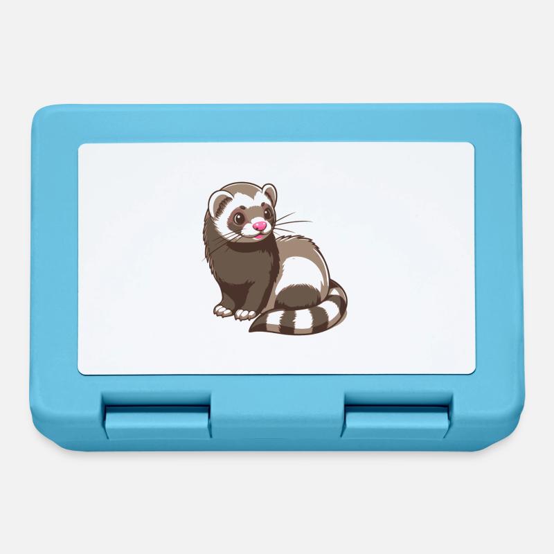 Furet - Boîte à goûter - bleu saphir