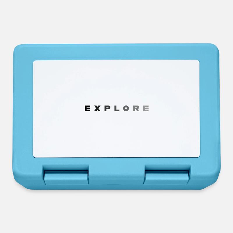 EXPLORE - Boîte à goûter - bleu saphir