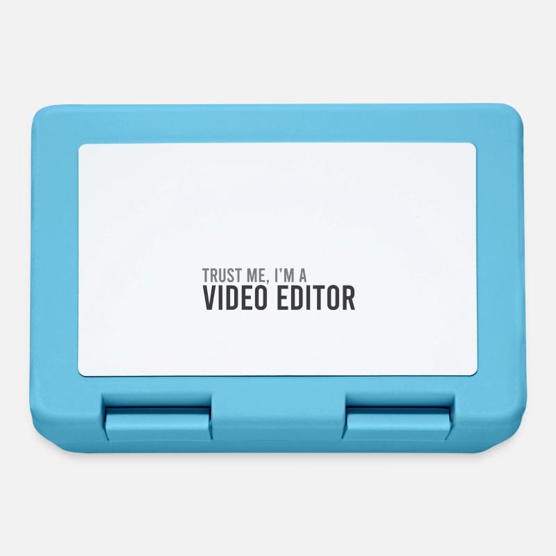 Stolzer Video-Editor - Brotdose - Saphirblau