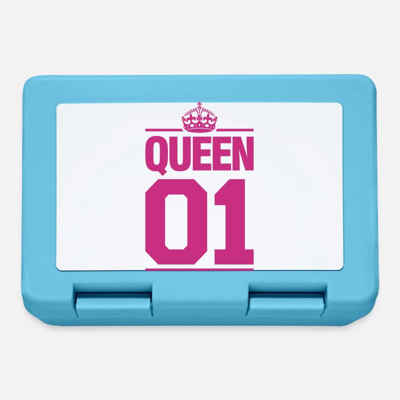 Queen 01 - Boîte à goûter - bleu saphir