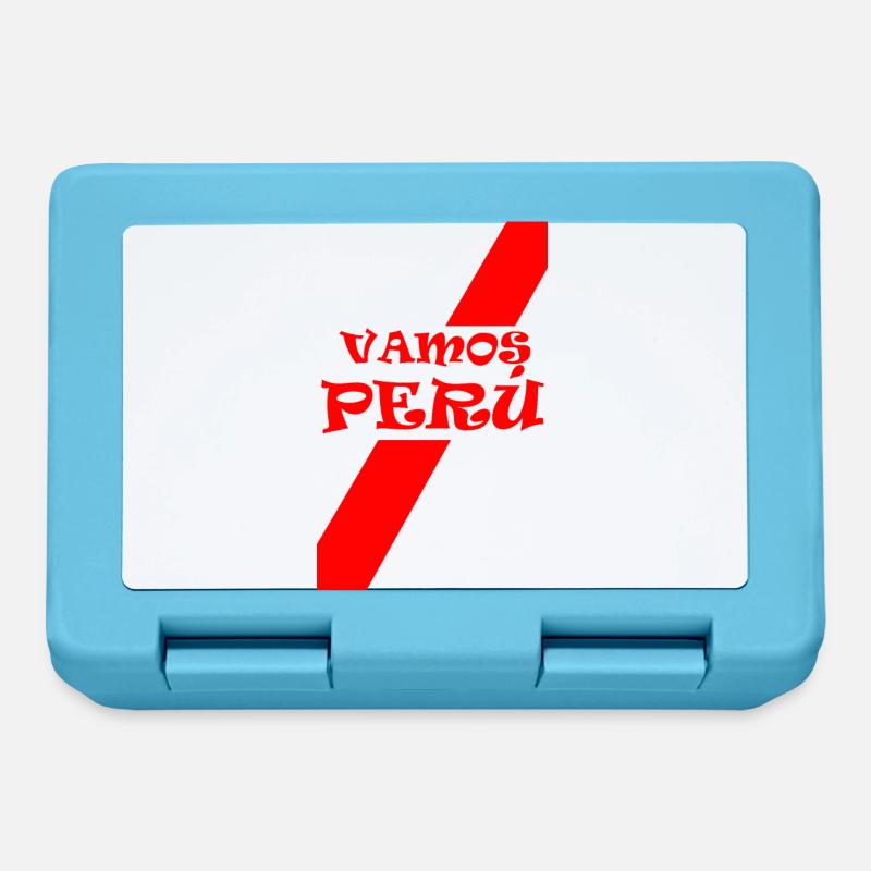 Vamos Pérou - Boîte à goûter - bleu saphir