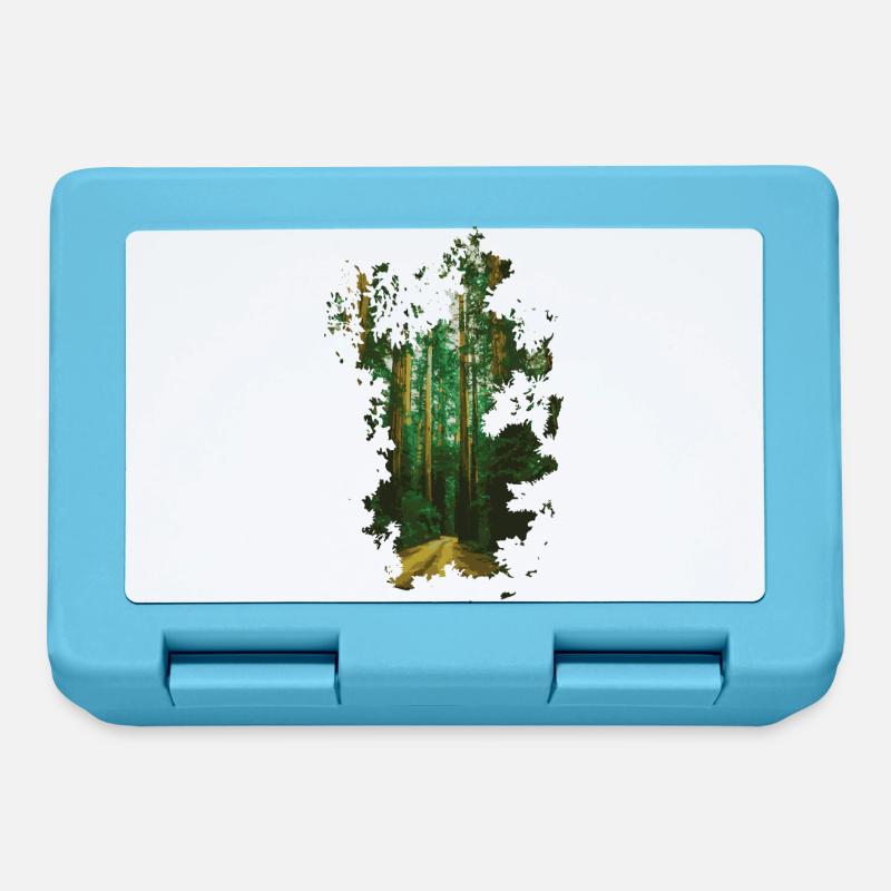 Forêt - Boîte à goûter - bleu saphir