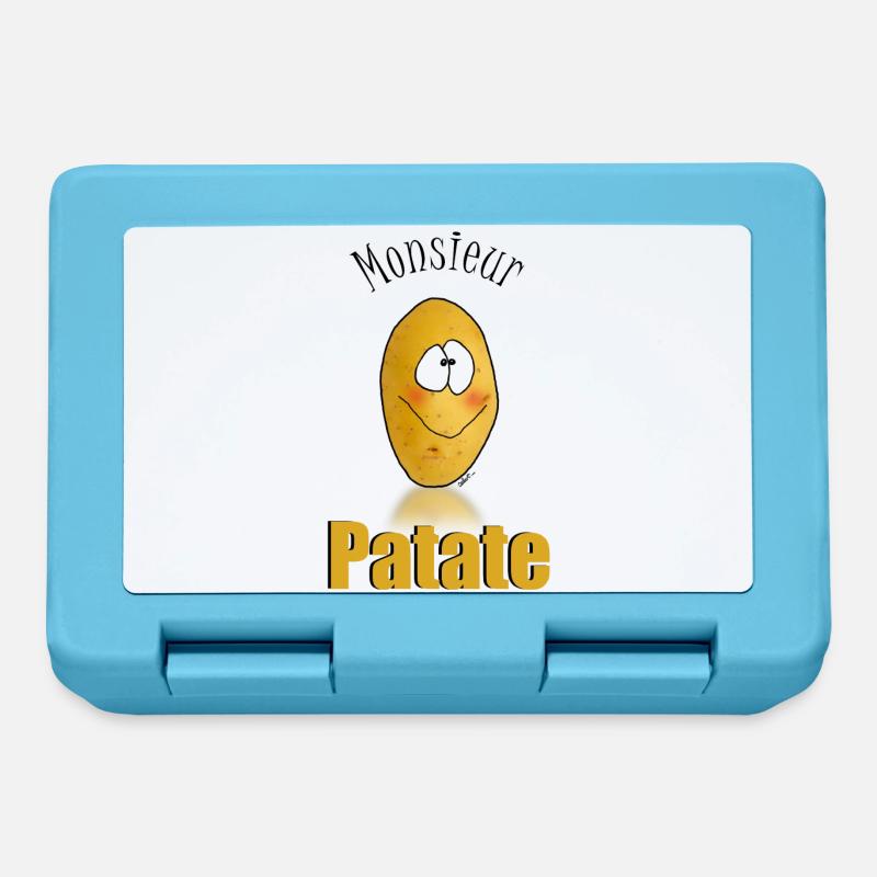 Mr Patate - Brotdose - Saphirblau