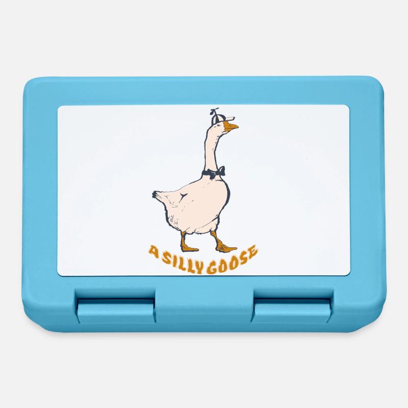 DIE DUMME GANS - Brotdose - Saphirblau