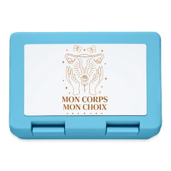 My Body My Choice Feminism Freedom - Lunchbox - sapphire blue - Front