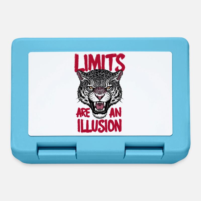 Limits Are an Illusion - Lunchbox - sapphire blue