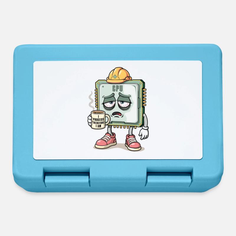 CPU Character - Lunchbox - sapphire blue