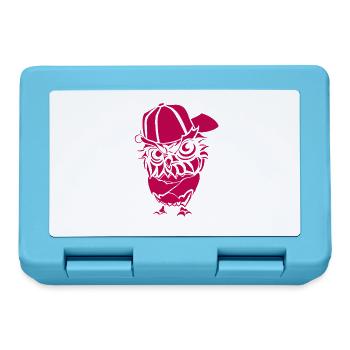 Hip Hopper Owl - Boîte à goûter - bleu saphir - Devant