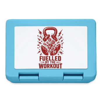  Bodybuilders Gym Workout Sport Muskelaufbau - Brotdose - Saphirblau - Vorne