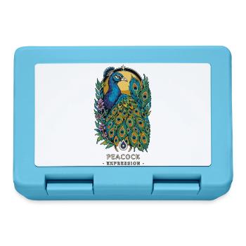 PEACOCK TOTEM Ausdruck - Brotdose - Saphirblau - Vorne