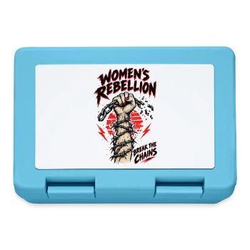 Weibliche Rebellion: Ketten brechen - Brotdose - Saphirblau - Vorne