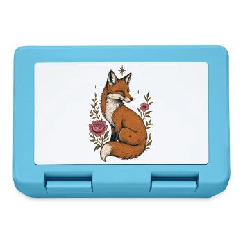 Fuchs  - Brotdose - Saphirblau - Vorne