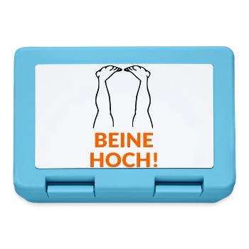 Motivation Beine Hoch - Brotdose - Saphirblau - Vorne