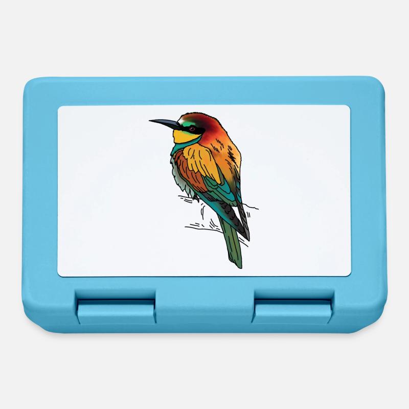 Bee-eater - Lunchbox - sapphire blue