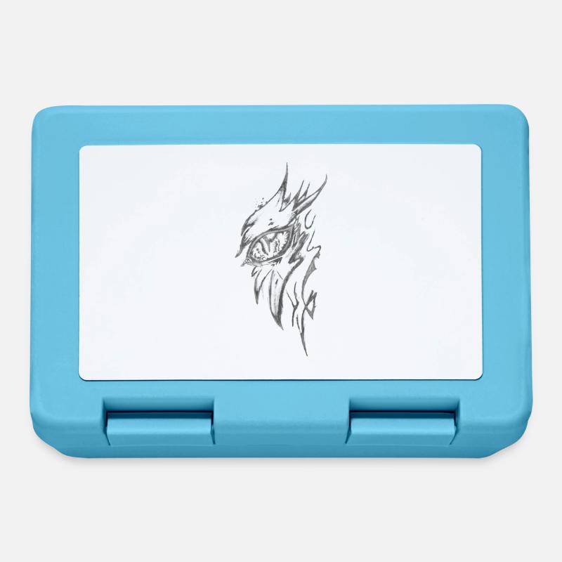 Oeil de dragon - Boîte à goûter - bleu saphir